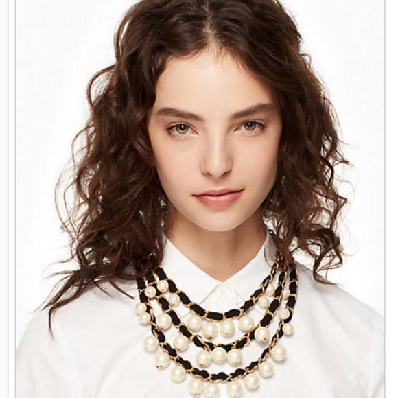 🆕 Kate Spade French Twist Triple Strand Necklace - Picture 3 of 5